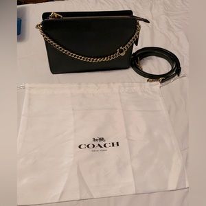 Coach Signatune Chain black cross body 78801